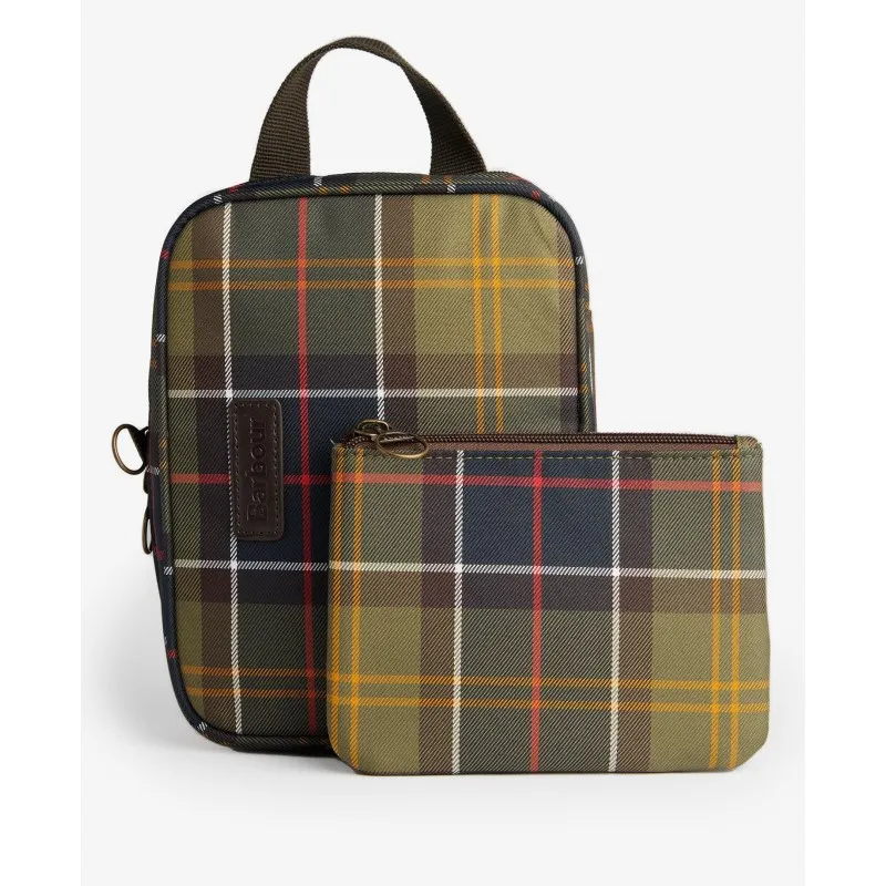 BARBOUR TARTAN MAKEUP BAG