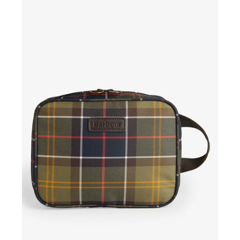 BARBOUR TARTAN MAKEUP BAG