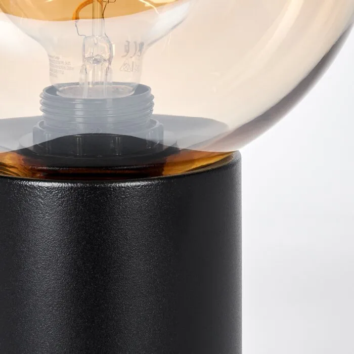 Koyoto Lampada a sfera, Lampada da scrivania, Lampada da tavolo Ambrato, Chiaro, 1-Luce