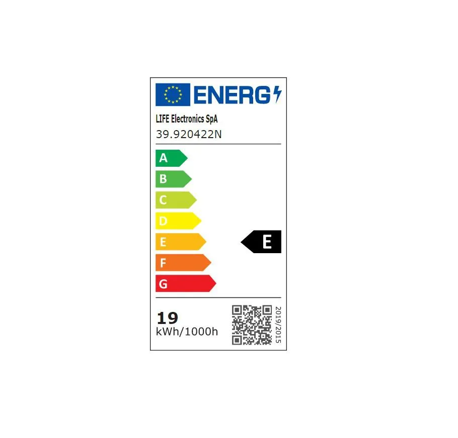 Lampadina LED E27 Globo G120 19W Luce Naturale 4000k 300° Life
