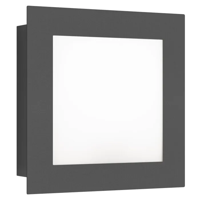 LCD 3007LED Applique da esterno Nero, 1-Luce