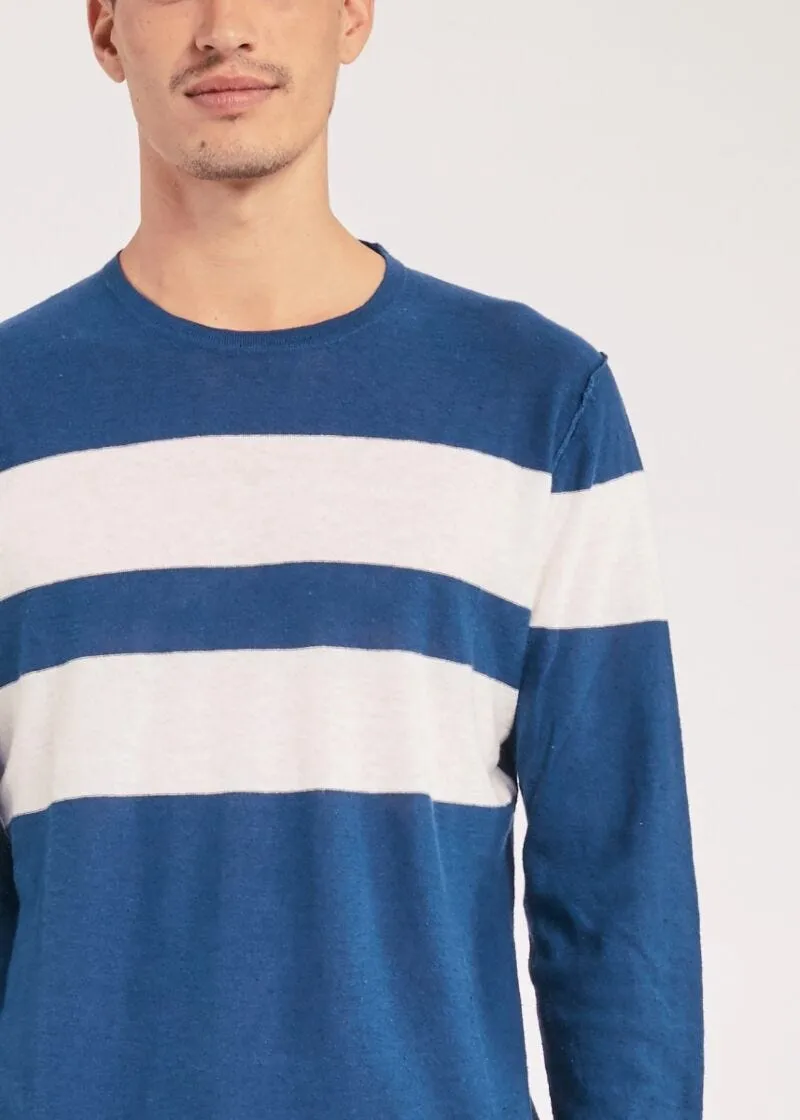 Maglia con cuciture a rovescio