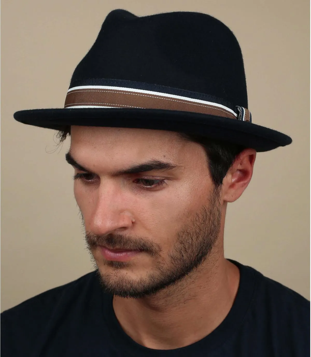       torta di maiale in feltro blu Player Wool navy     